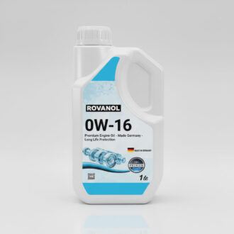 ROVANOL 0W-16 Full Synthetic Engine Oil – 1L | Advanced Fuel-Saving Motor Oil (Made in Germany)