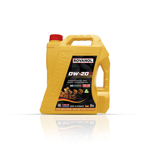 ROVANOL 0W-20 Full Synthetic Engine Oil – 5L | Advanced Performance Motor Oil (Made in Germany)