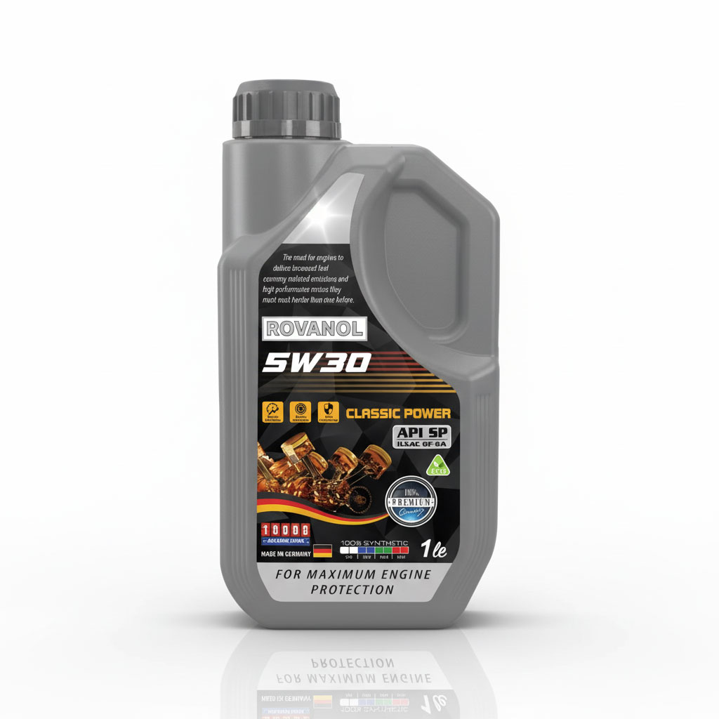 ROVANOL 5W-30 Full Synthetic Engine Oil – 1L | German Engine Protection & Performance