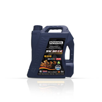 ROVANOL 5W-30 C4 Full Synthetic Engine Oil – 5L | Low SAPS Engine Protection (Made in Germany)
