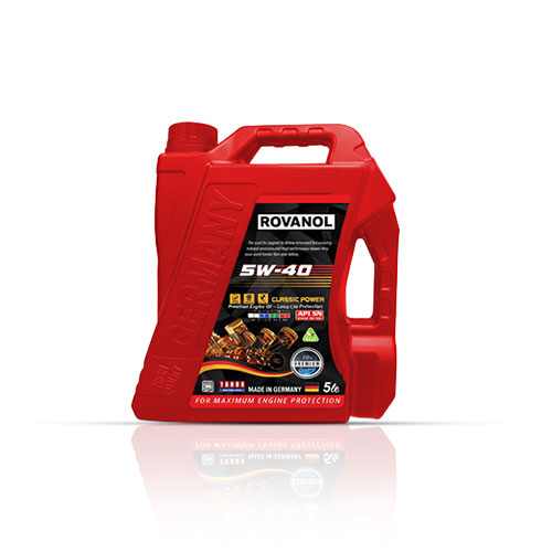 ROVANOL 5W-40 Full Synthetic Engine Oil – 5L | Ultimate Engine Protection (Made in Germany)
