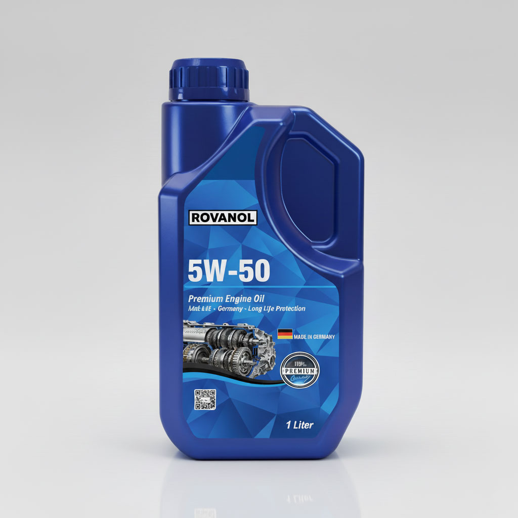 ROVANOL 5W-50 Full Synthetic Engine Oil – 1L | German High-Performance Formula